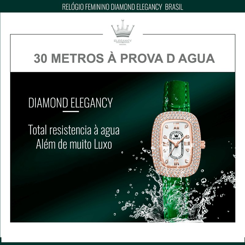 Relogio Feminino Diamond Luxury