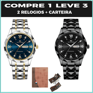 Relógio Luxury  Original ( COMPRE 1 LEVE 3)