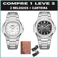 Relógio Luxury Elgancy  Prime  ( COMPRE 1 LEVE 3)