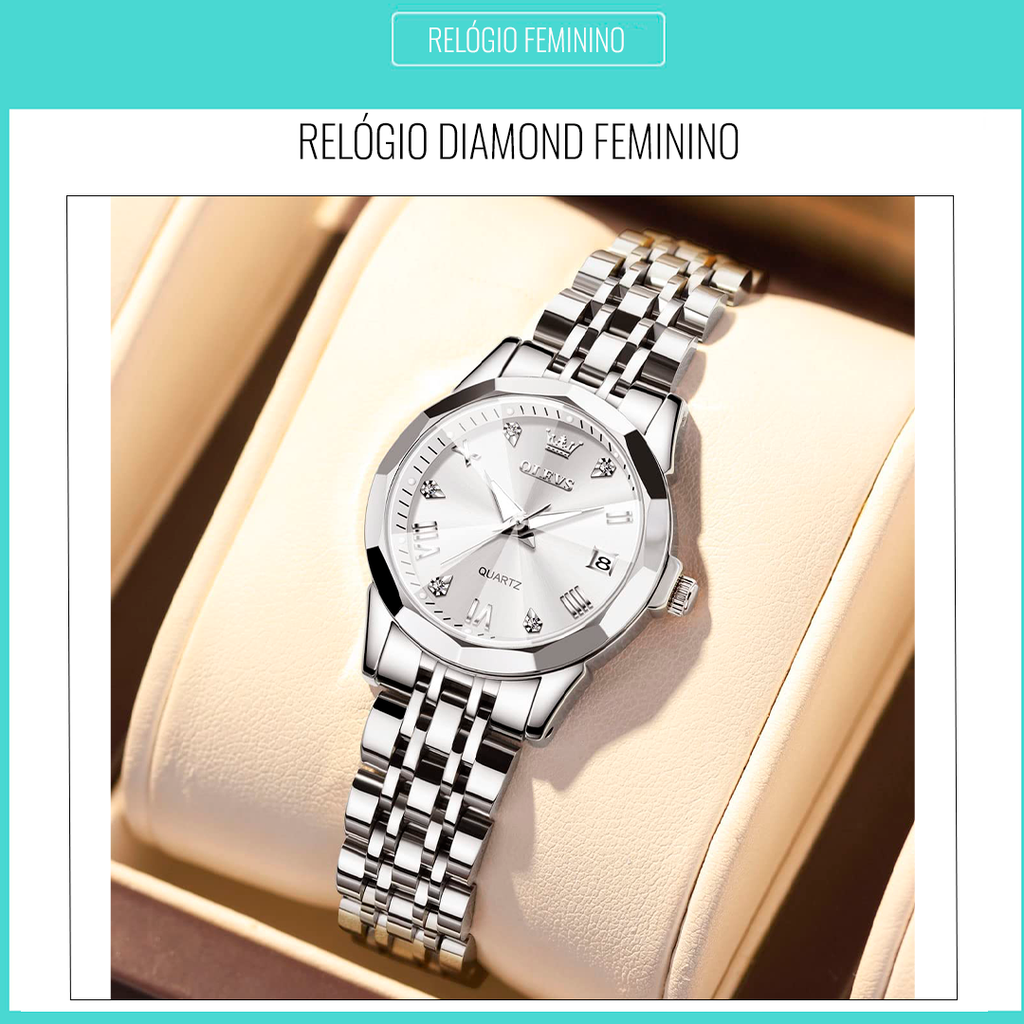 Relógio Feminino Diamond Elegancy