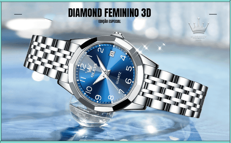 RELOGIO FEMININO DIAMOND 