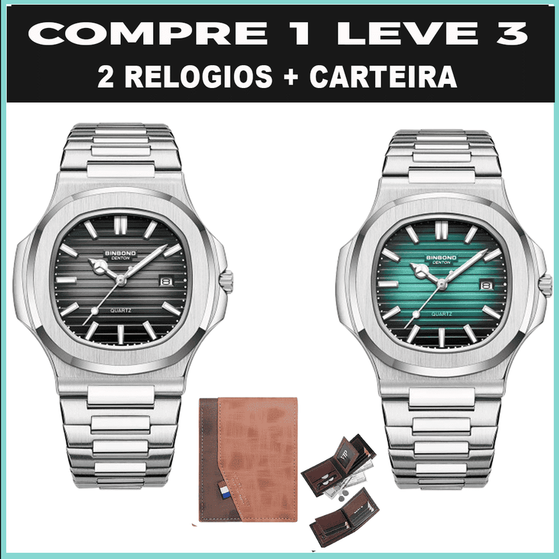 Relógio Luxury Elgancy  Prime  ( COMPRE 1 LEVE 3)