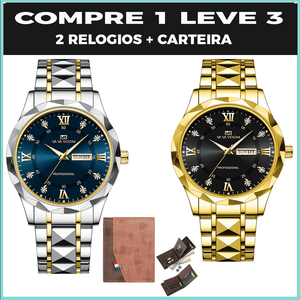 Relógio Luxury  Original ( COMPRE 1 LEVE 3)