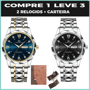 Relógio Luxury  Original ( COMPRE 1 LEVE 3)