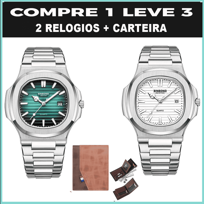 Relógio Luxury Elgancy  Prime  ( COMPRE 1 LEVE 3)