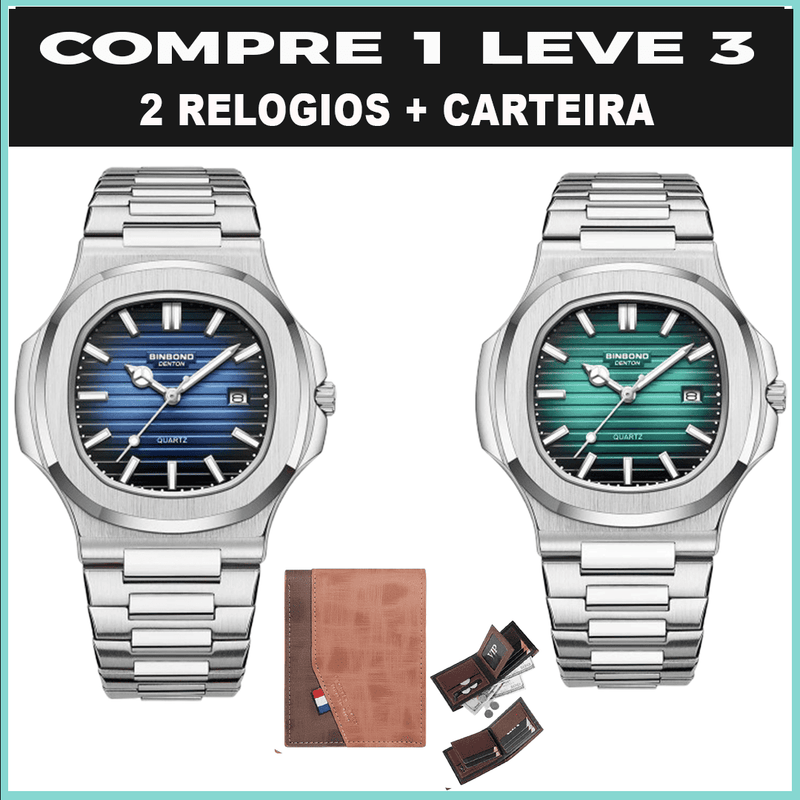 Relógio Luxury Elgancy  Prime  ( COMPRE 1 LEVE 3)