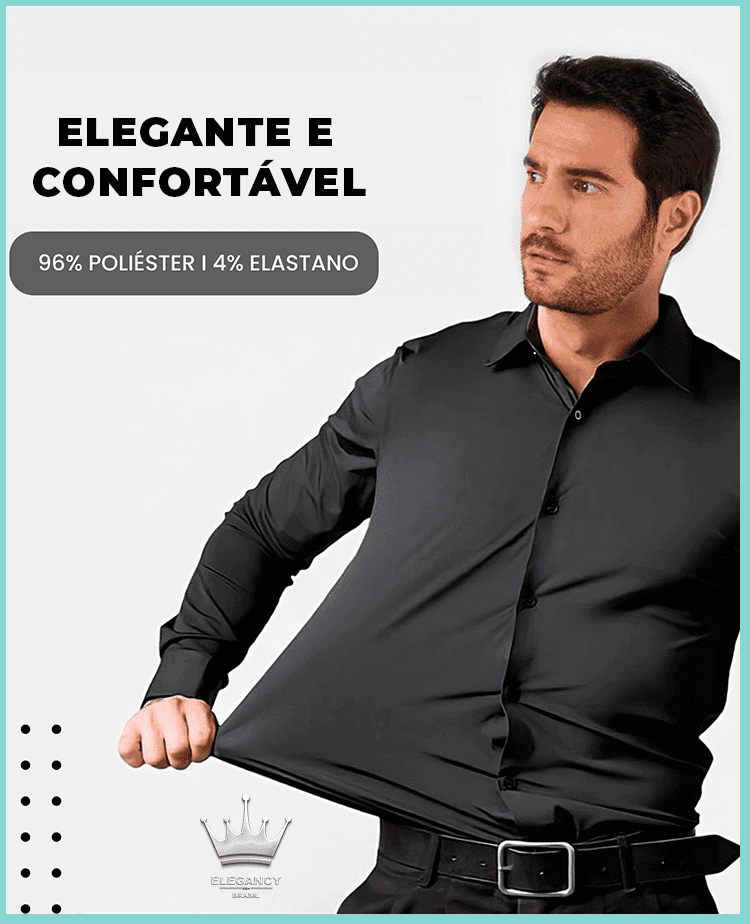 CAMISA CONFORT ELEGANCY  COMPRE 1 LEVE 2