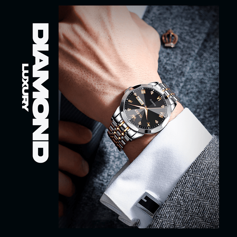 Apresentando o Relógio Diamond - um verdadeiro brilho no seu pulso! ⌚✨